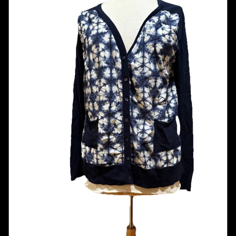 Elegant Black and White Women's Cardigan